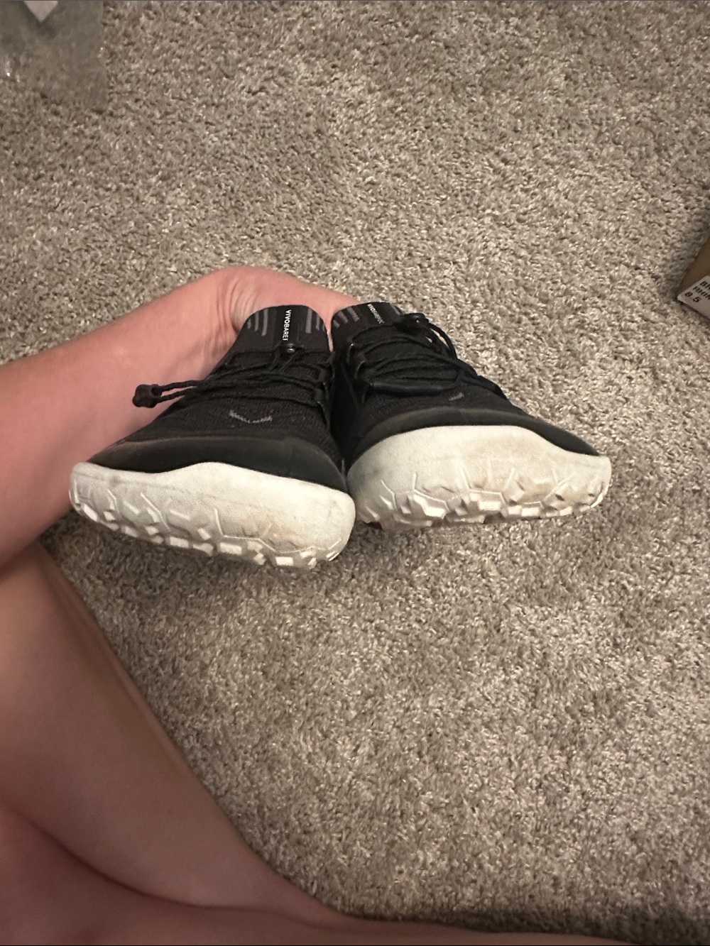 Vivo Barefoot Black and White Women's Minimalist Sneakers - Picture 6 of 6